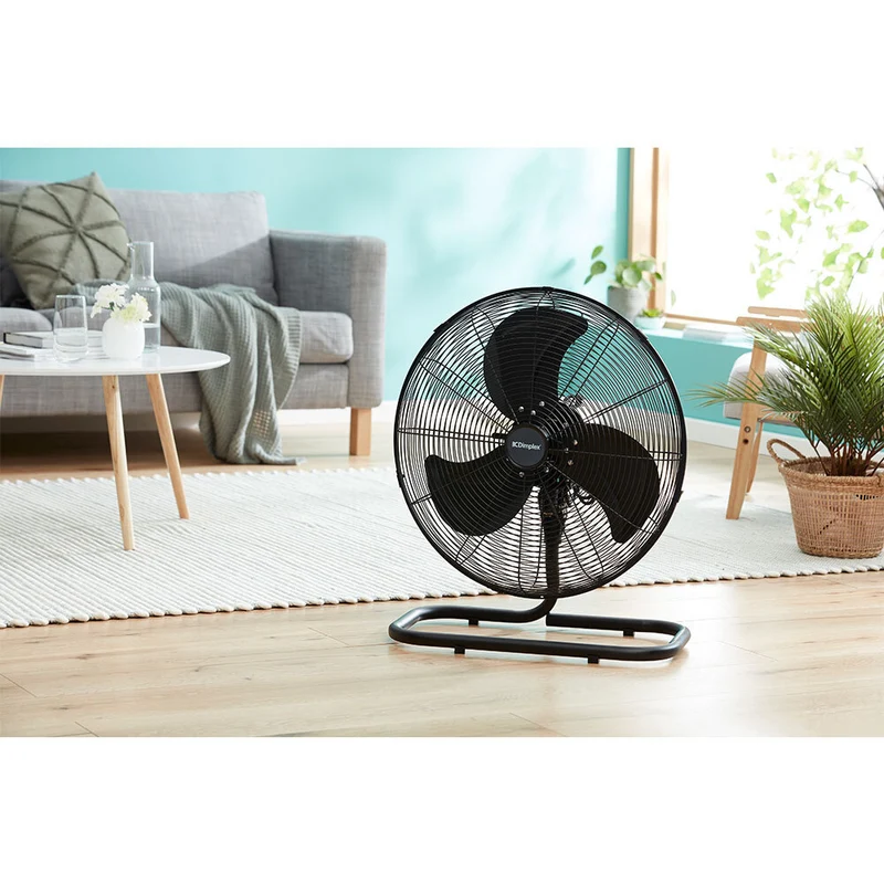 Dimplex High-Velocity Oscillating Floor Fan 40cm (Black)