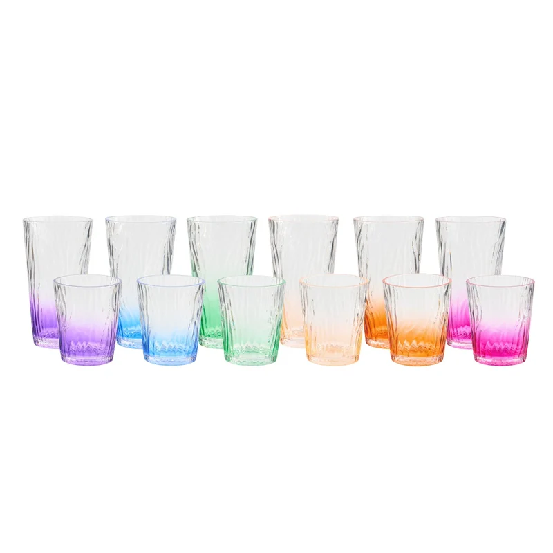 TRUDEAU - Ensemble de 12 Verres Incassables