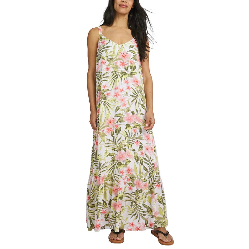 HURLEY - Robe Maxi à Volants pour Femme