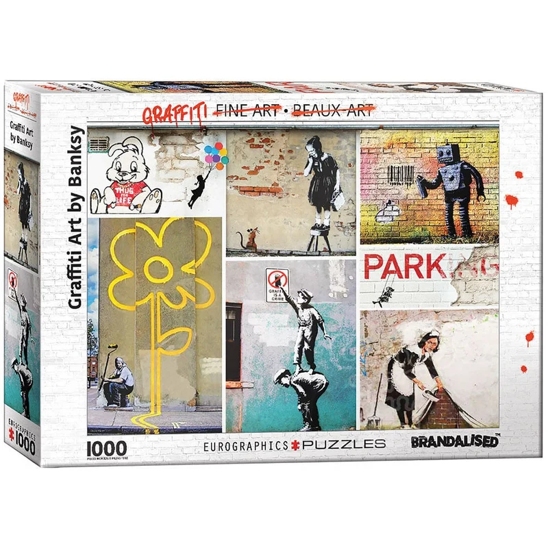 EUROGRAPHICS - Casse-Tête Art Urbain Banksy 1000 Morceaux