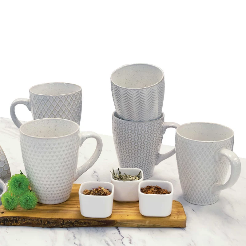 GOURMET BASICS BY MIKASA - Ensemble de 6 Tasses en Grès