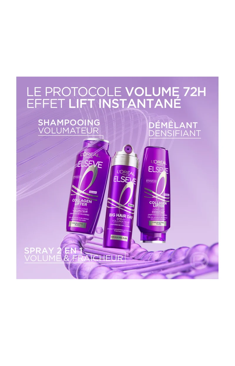 2 soins repulpants sans rinçage - Collagen Lifter - 200 ml
