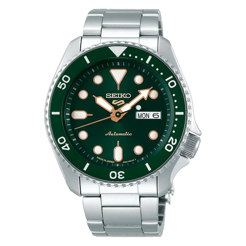 Seiko 5 Sports SBSA013 Men's Automatic Watch Green Dial Japan Made