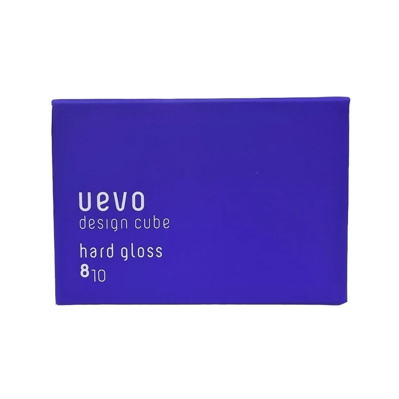 Demi Uevo Design Cube Hard Gloss Wax Purple 30G - Strong Hold Hair Gel