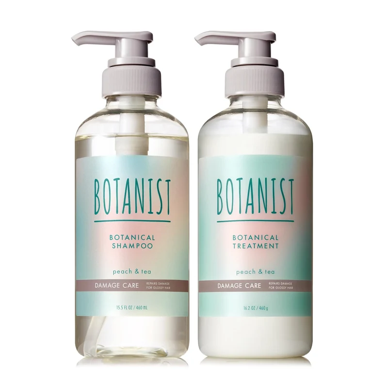 BOTANIST Shampoo Treatment Set Damage Care Iced Peach Tea