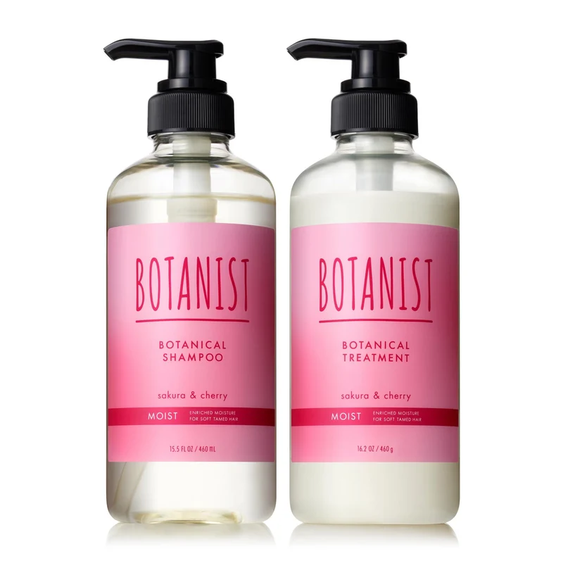 [2025 Spring Limited Edition] BOTANIST Shampoo Treatment Set - Moist - Cherry & Cherry Fragrance