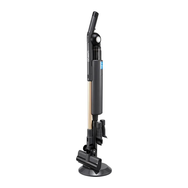 Devanti Cordless Vacuum Cleaner with Auto-Empty Dust Station 18kPa Suction (Grey)