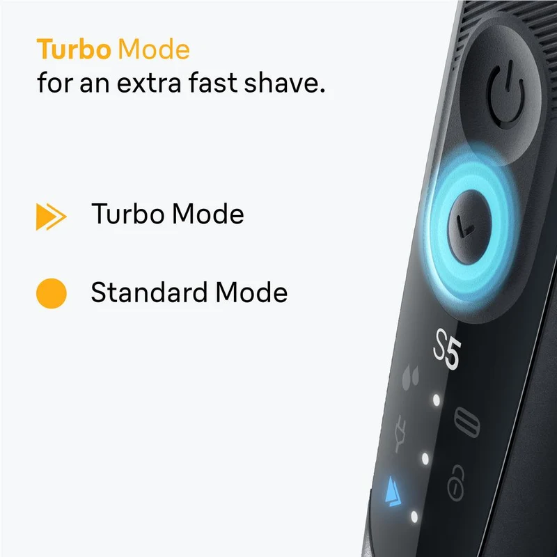 Braun Series 5 Electric Shaver with Precision Trimmer Attachment (Mint)