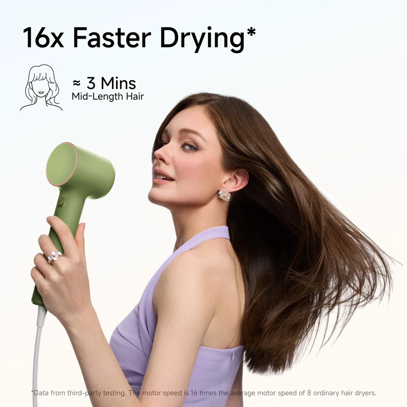 Laifen Air Pro High-Speed Hair Dryer (Jungle Green)