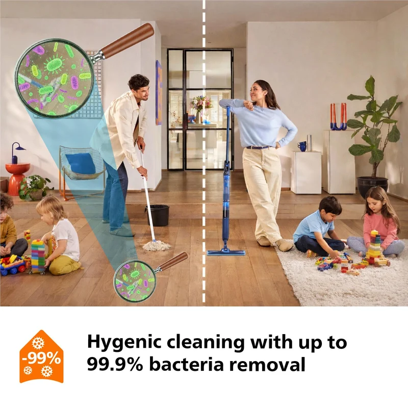Philips One Up 5000 Series Cordless Electric Mop