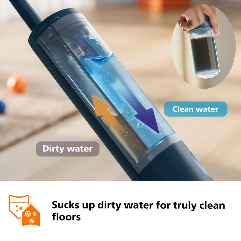 Philips One Up 3000 Series Cordless Electric Mop