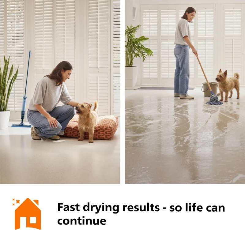 Philips One Up 3000 Series Cordless Electric Mop