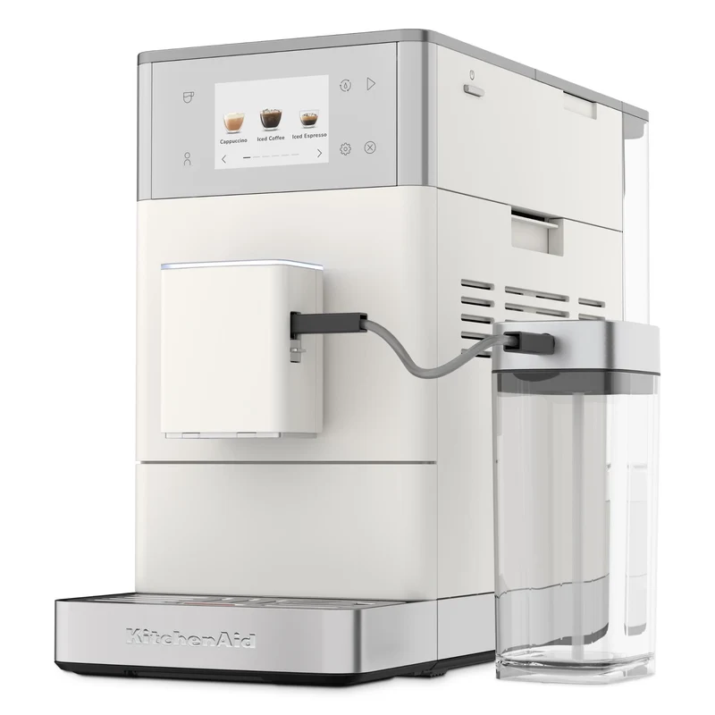 KitchenAid KF4 Compact Fully Automatic Esspresso Machine (Porcelain White)