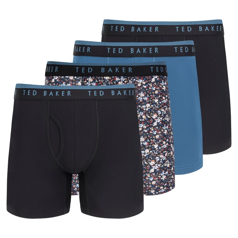 TED BAKER - Paquet de 4 Caleçon Boxeur pour Homme