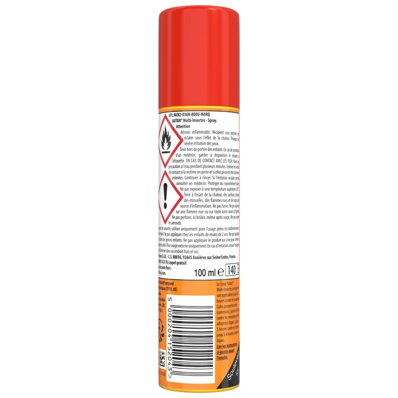 SPRAY REPULSIF MULTI-INSECTES