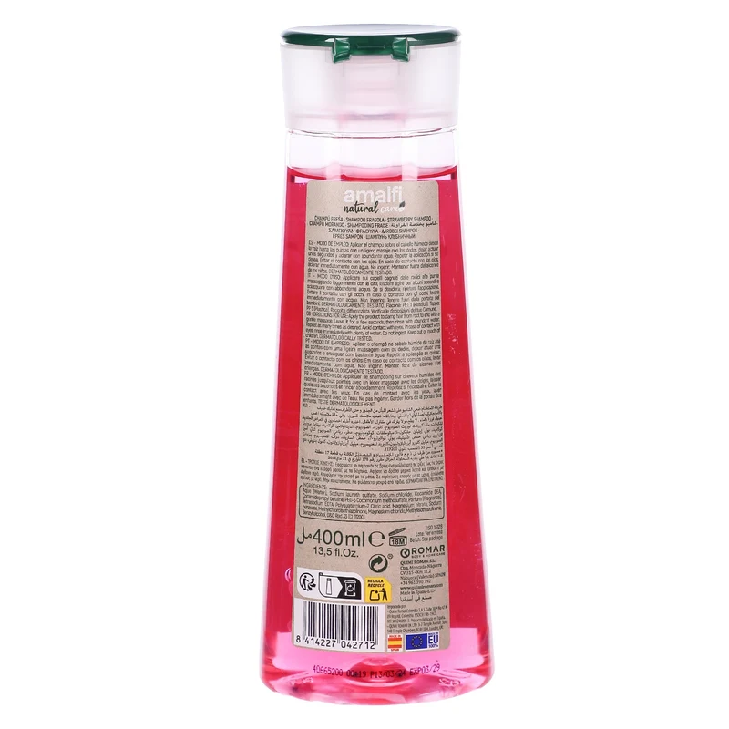 Shampoing à la fraise