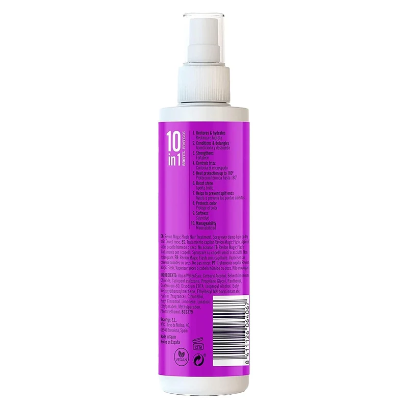 Soin capillaire sans rinçage magic flash 10 en 1