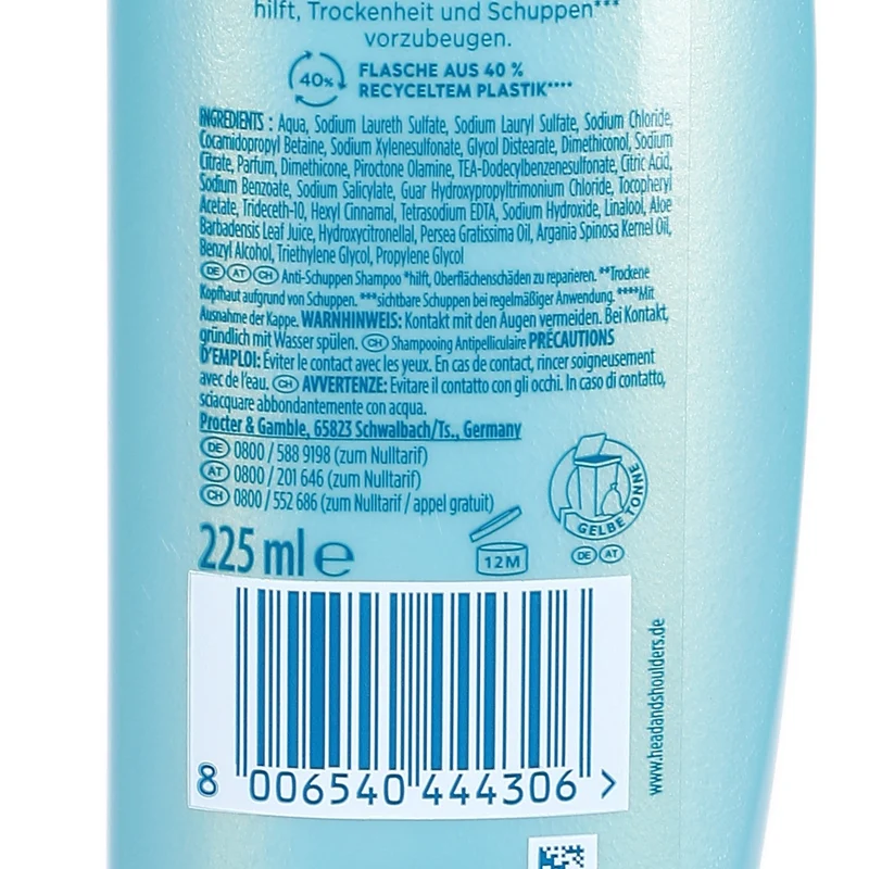 Shampoing derma x pro repare cheveux et cuir chevelu trés secs