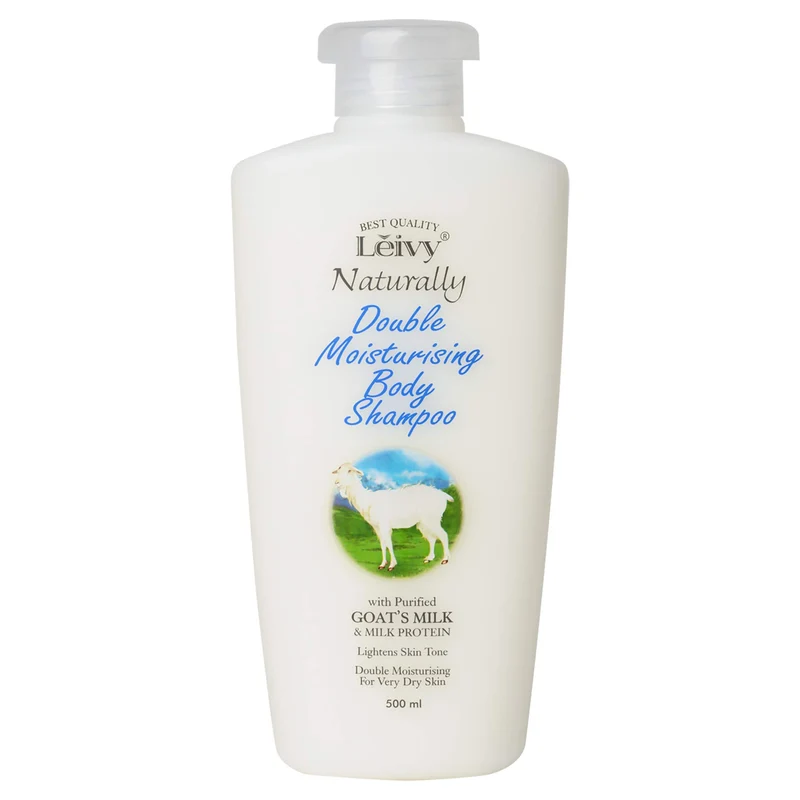 Leivy Body Shampoo Goat Milk and Protein 500ml – Nourishing & Hydrating Cleanser