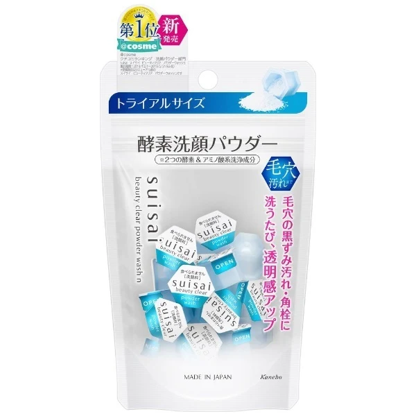 Kanebo Suisai Beauty Clear Powder Wash N 15 Pieces x 0.4g - Powder Face Wash -
