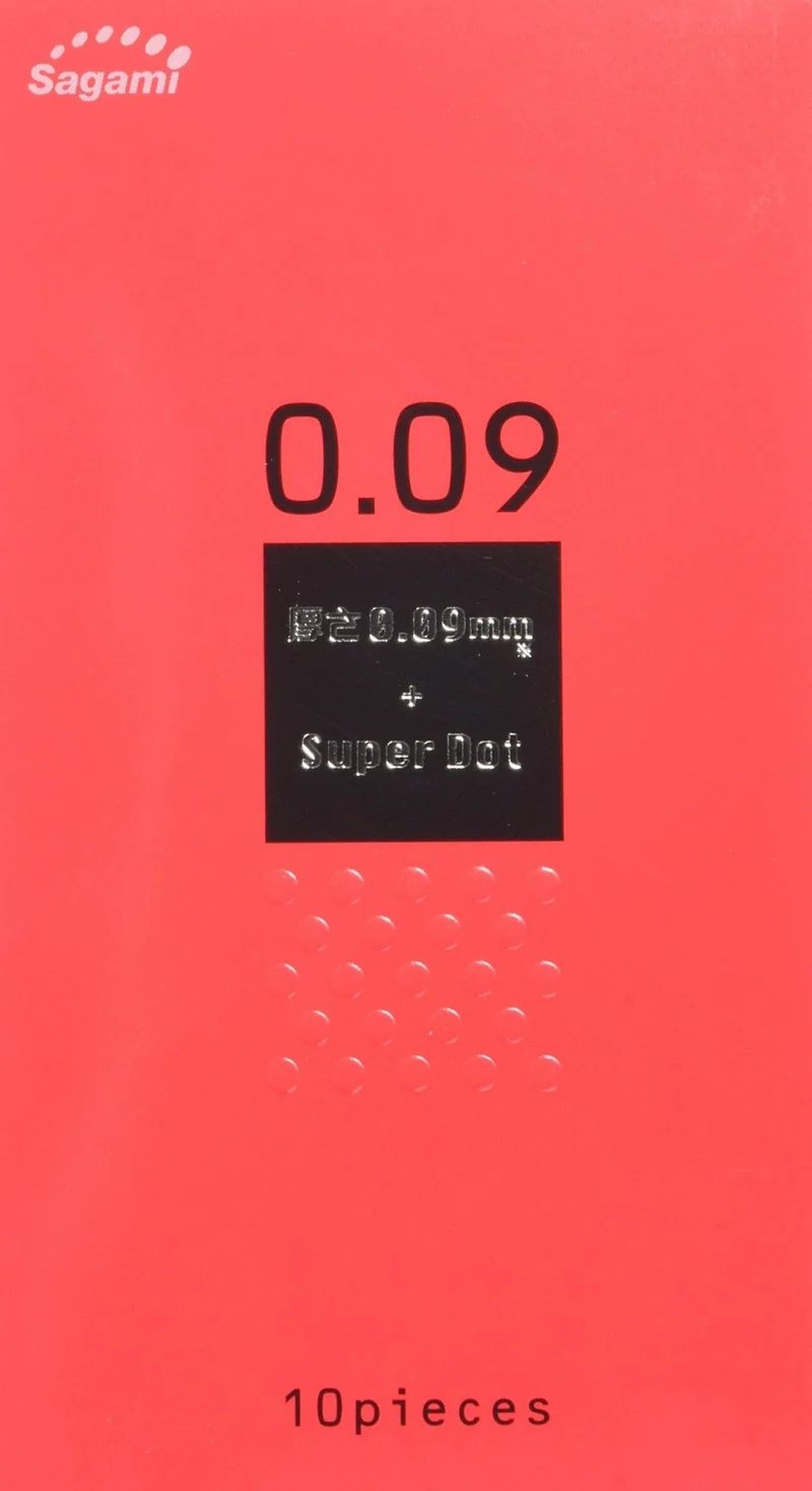 Sagami Dot Condom Thick Natural Rubber Latex 009 10 Pieces