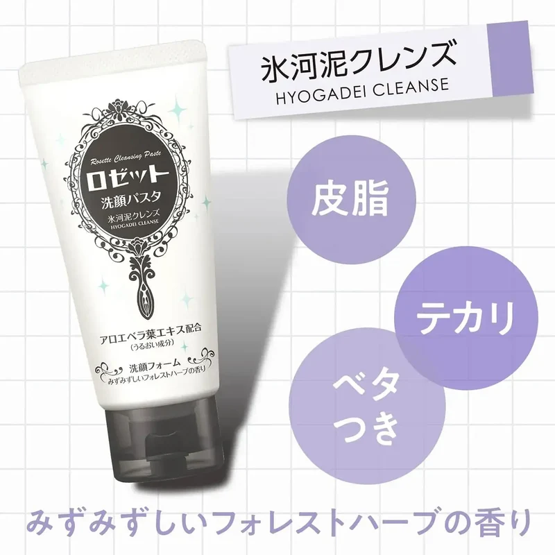 Rozetto Glacier Mud Purifying Facial Cleanser Oily Skin 180g