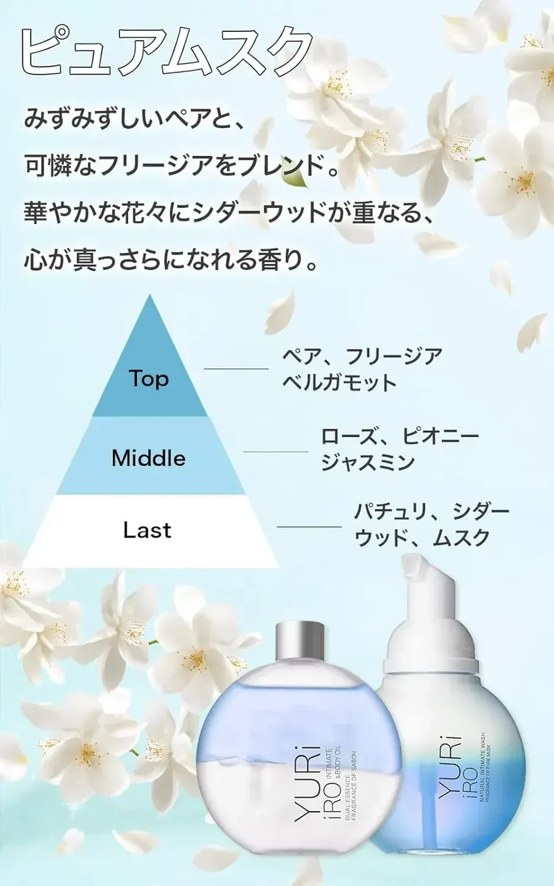Yuriiro Intimate Body Oil for Gentle Hydration & Delicate Care