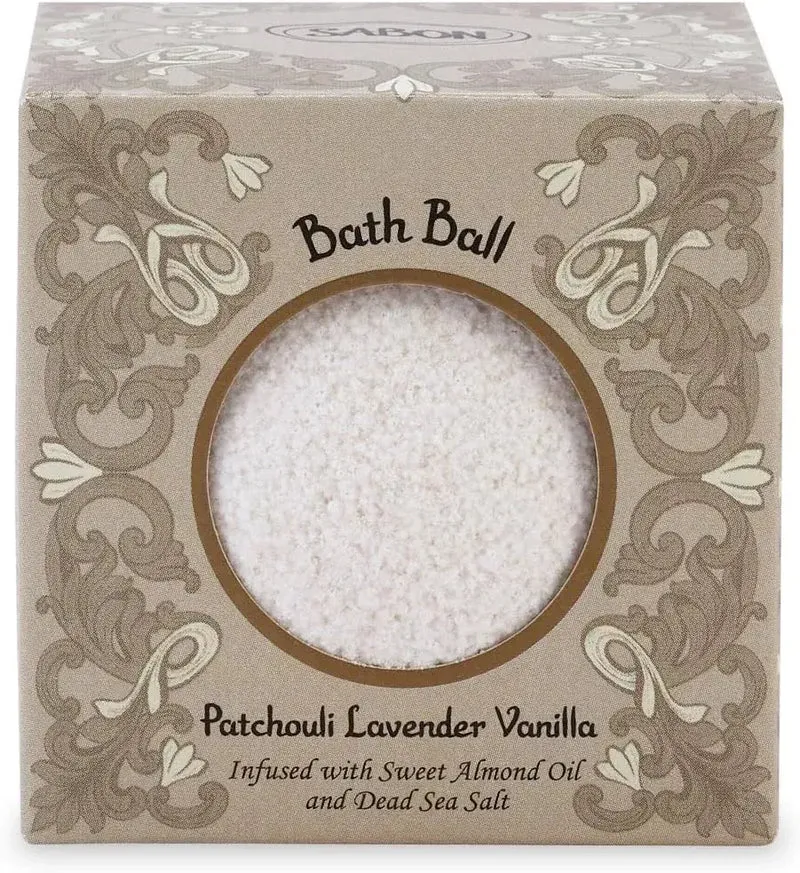 Sabon Bath Ball Patchouli Lavender Vanilla 160g Bath Experience
