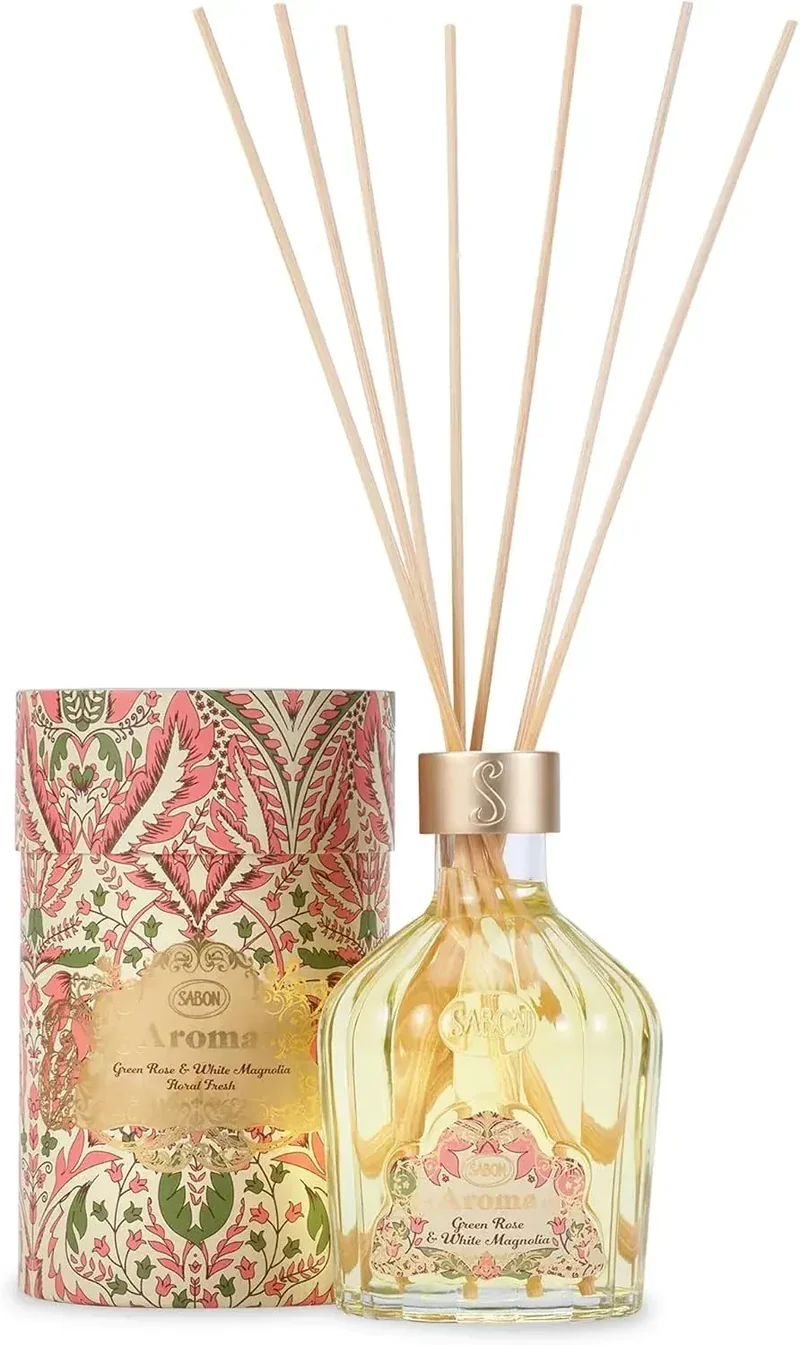 SABON Green Rose & Magnolia Aroma Reed Diffuser 100ml