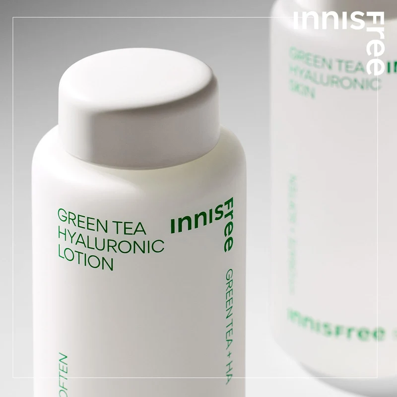 Innisfree Green Tea Hyaluronic Lotion 170ml Moisturizing for Oily Dry Skin