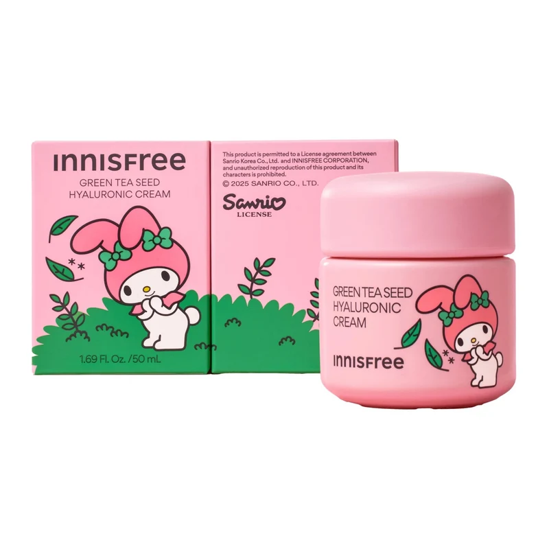 Innisfree Green Tea Seed Hyaluronic Cream My Melody Limited Edition 50mL