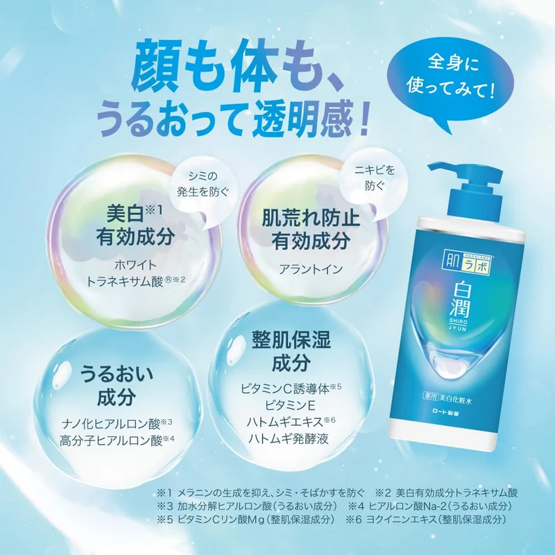 Hada Labo Shirojun Whitening Lotion Large Pump 400ml