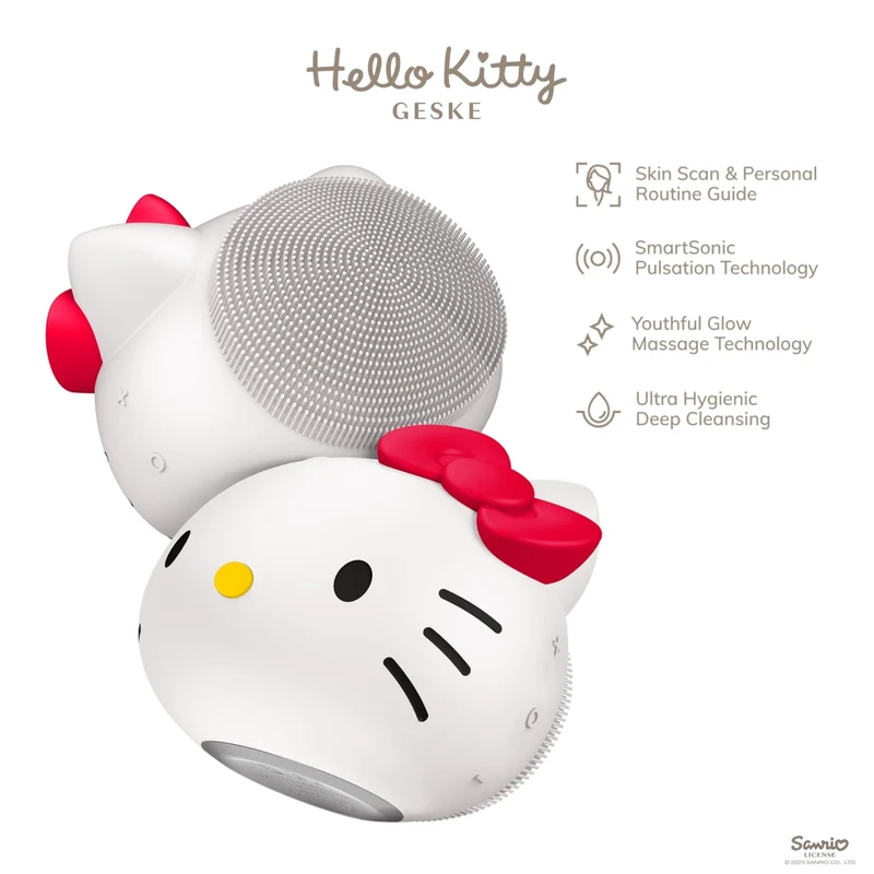 GESKE Hello Kitty 4-in-1 Sonic Facial Brush