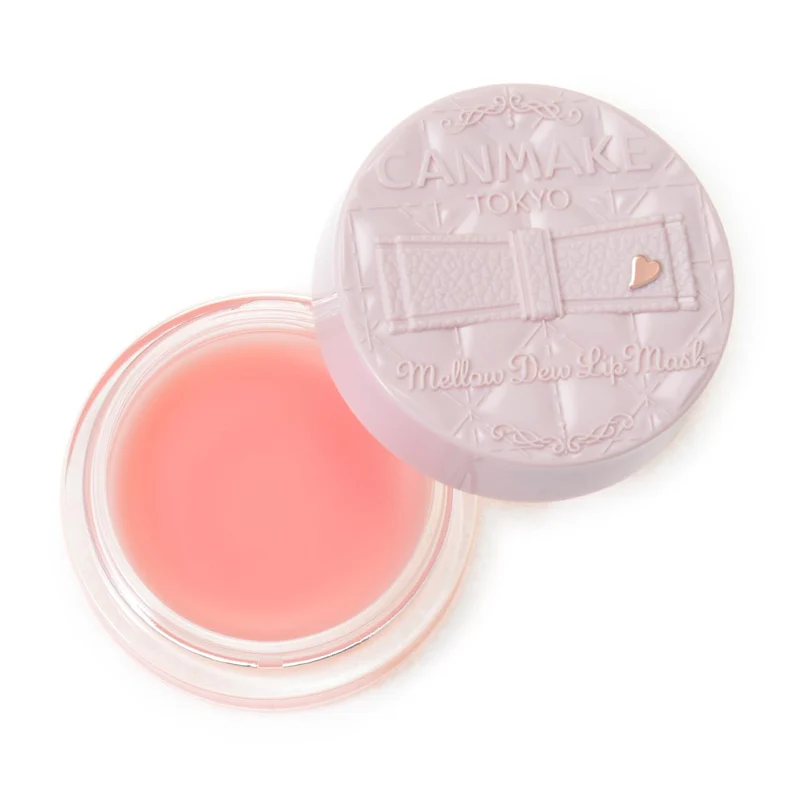 CANMAKE Mellow Dew Lip Mask 01 Clear Pink 4g — Hydrating Lip Primer with Spatula