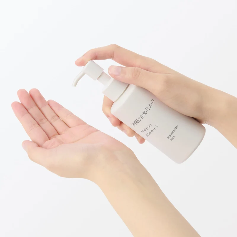 Muji Sunscreen Milk SPF50 PA Plus 150g Broad Spectrum Protection