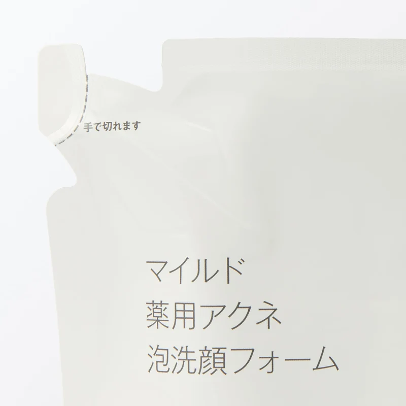 Muji Mild Medicated Acne Foam Cleanser Refill 180ml Gentle Face Care