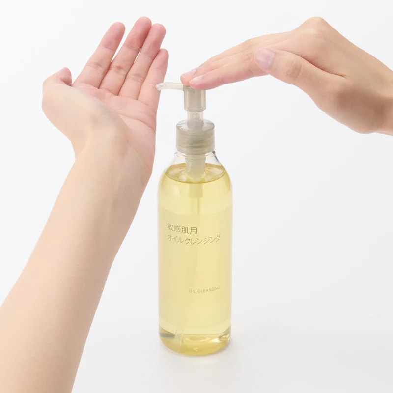 Muji Oil Cleansing 300Ml for Sensitive Skin - Gentle Makeup Remover
