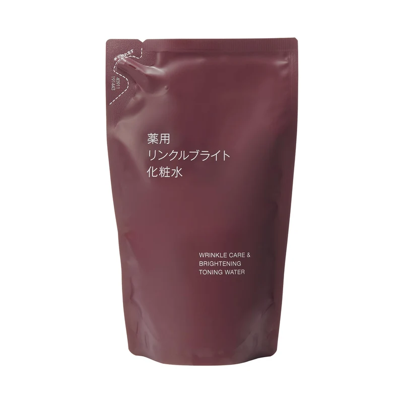 Muji Medicated Wrinkle Bright Lotion Refill 270ml - Anti-Aging Skincare