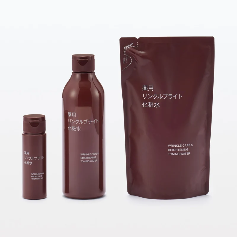Muji Medicated Wrinkle Bright Lotion Refill 270ml - Anti-Aging Skincare