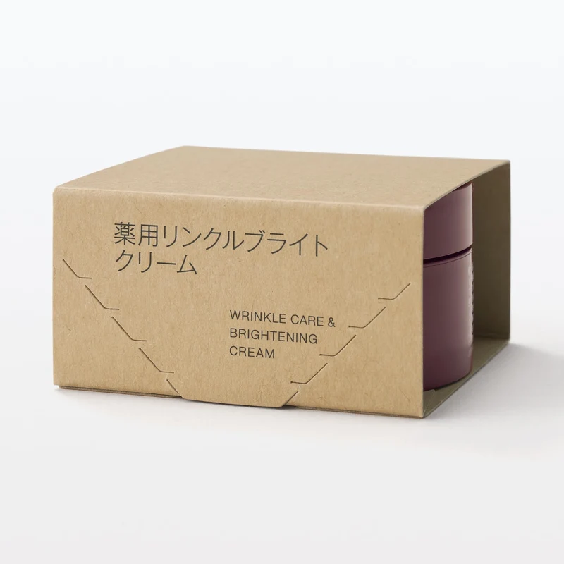 Muji Medicated Wrinkle Brightening Cream 45g Oaq65A4A for Smooth Skin