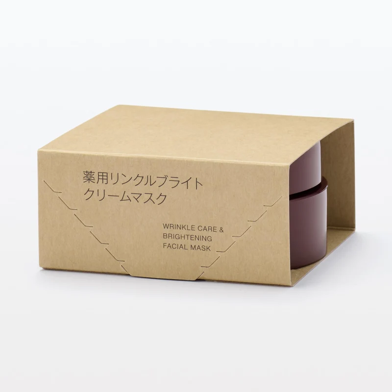 Muji Medicated Wrinkle Brightening Cream Mask 80G Oaq66A4A