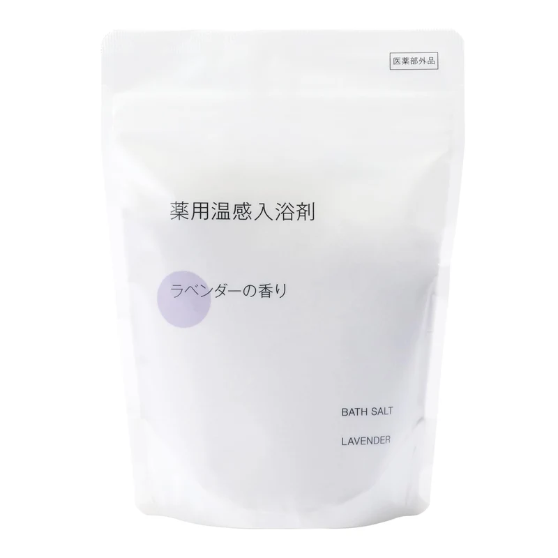 Warming Bath Salts Lavender Scent 360g w/Spoon