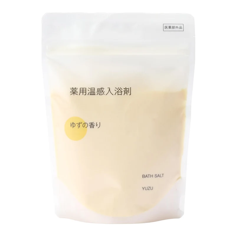 Warming Bath Salts Yuzu Scent 360g w/Spoon