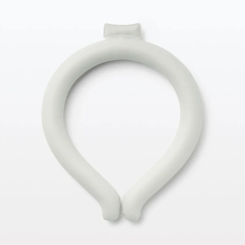 Muji Gray Neck Cooler L 15.5x18cm Inner Circumference 39cm 83896102