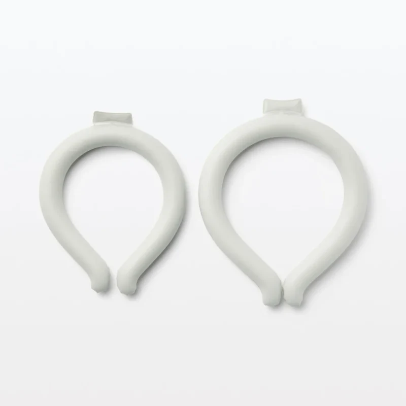 Muji Gray Neck Cooler L 15.5x18cm Inner Circumference 39cm 83896102