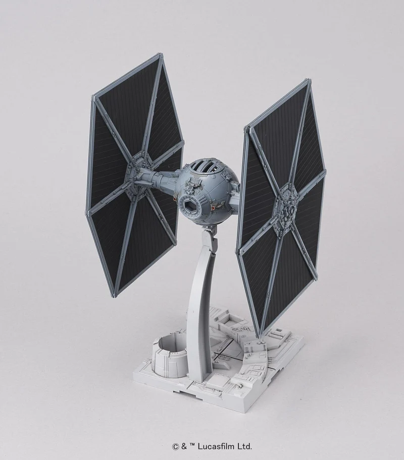 Bandai Spirits Star Wars Tie Fighter 1/72 Model New Package Version Color-Coded