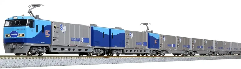 Kato M250 Series N Gauge 4-Car Super Rail Cargo U50A Basic Set - Railway Model Train