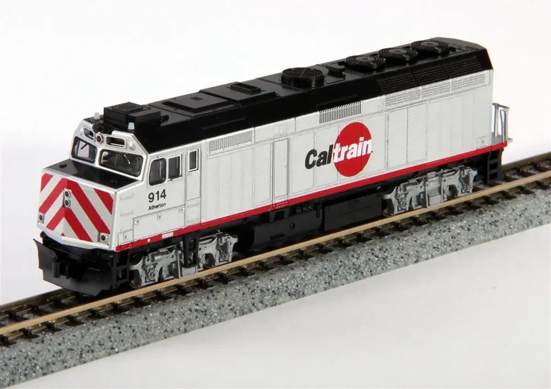 Kato N Gauge F40Ph Caltrain 914 Gray/Red Railway Model Vehicle