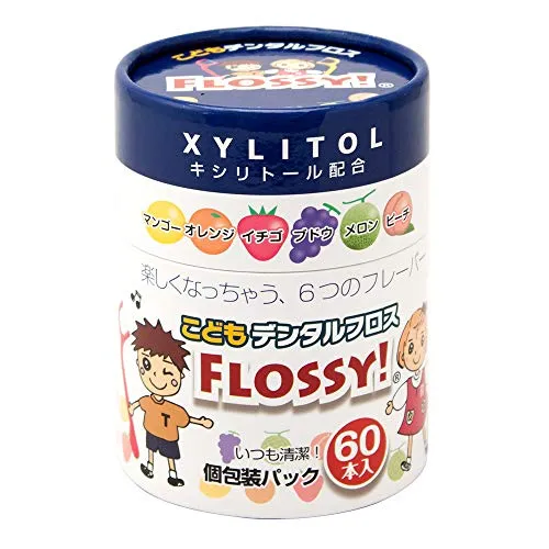 UFC Supply XYLITOL Children's Dental Floss Flossy 60 pcs