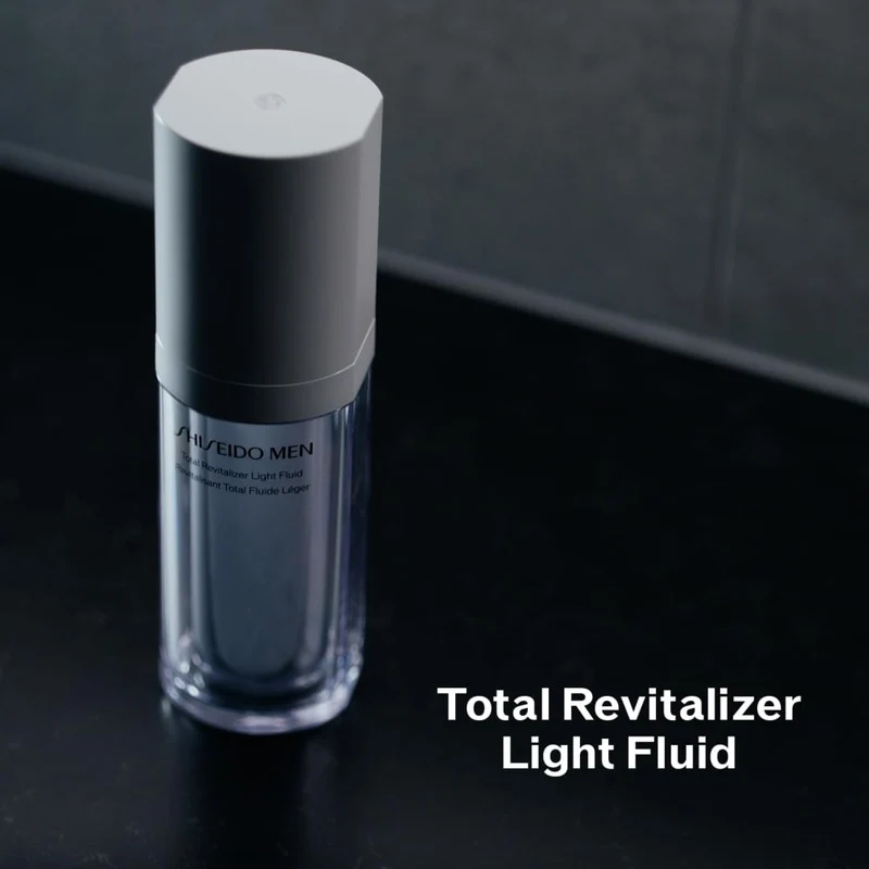 Shiseido Men Total R Light Fluid N Moisturizer 70mL Citrus & Bamboo Green Scent